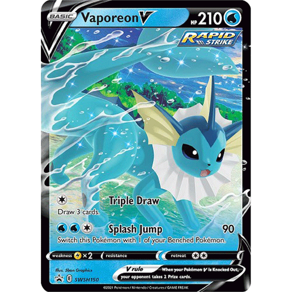 Eevee Evolutions Tin (Vaporeon V)