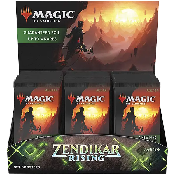 Zendikar Rising Set Booster Box Display