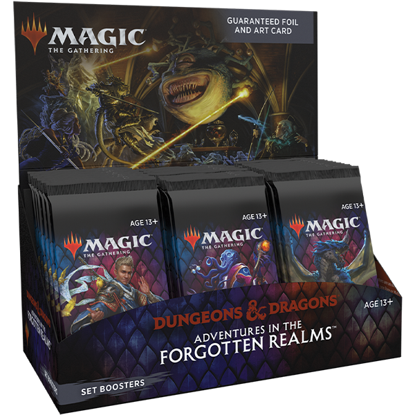 Adventures in the Forgotten Realms Set Booster Box Display